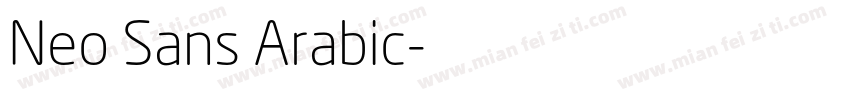 Neo Sans Arabic字体转换